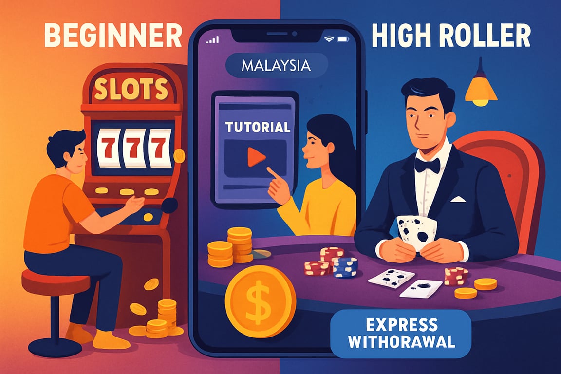 Beginner vs High Roller: Navigate Casino Online Malaysia Like a Pro